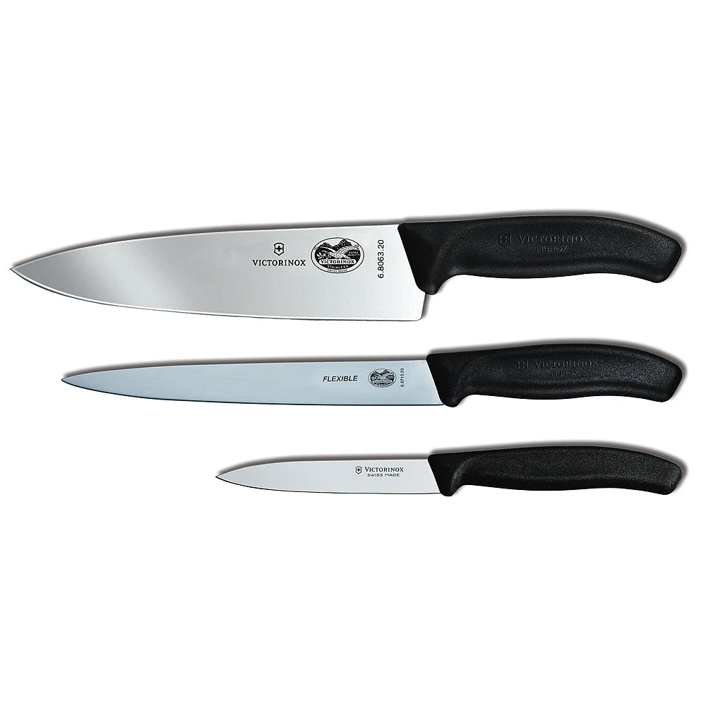 Swiss Classic 3-Piece Chef's Knife Set By Victorinox