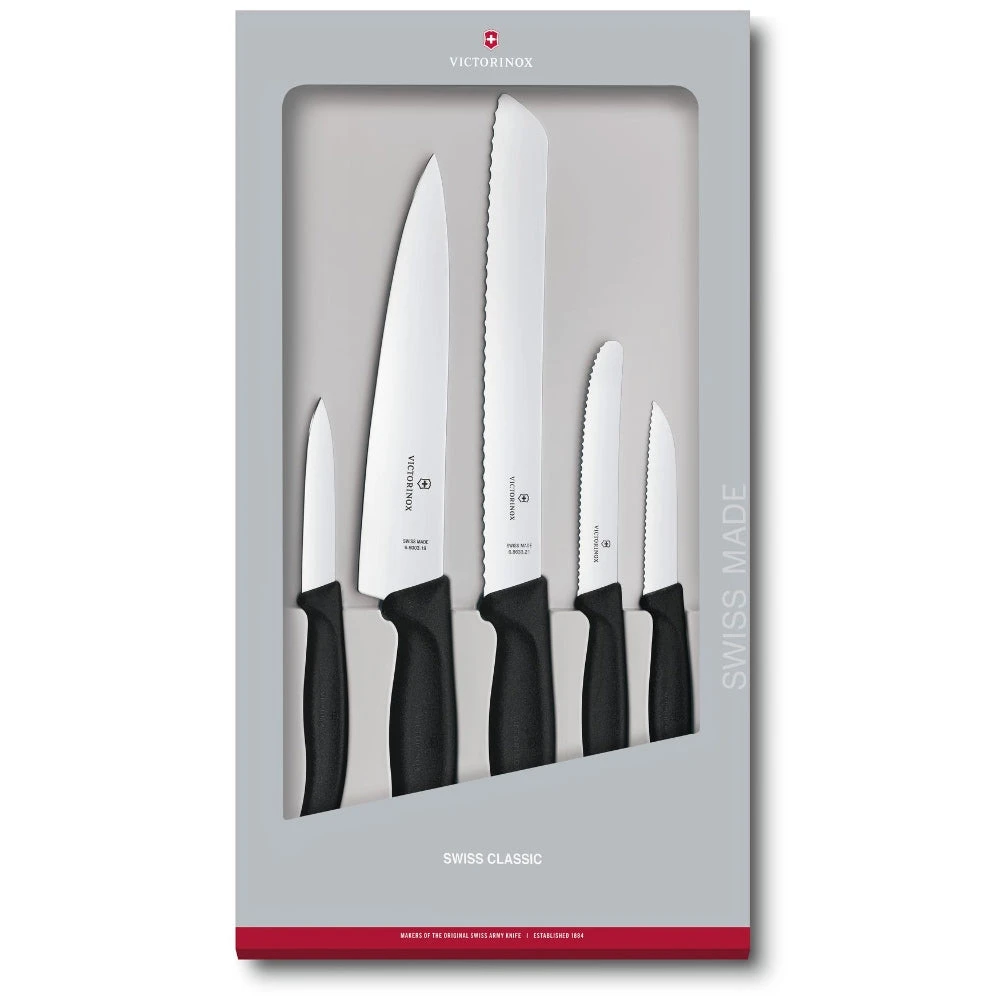 Swiss Classic 5-Piece Kitchen Knife Set By Victorinox - Image 2