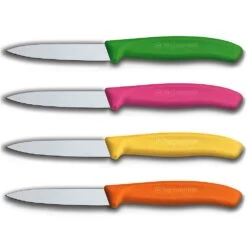 Swiss Classic 4-Piece 3.25" Spear Tip Paring Knife Set By Victorinox