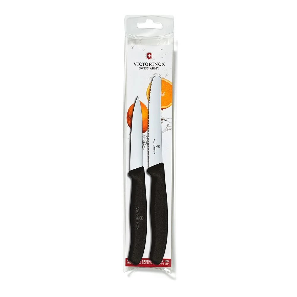 Victorinox Classic 4.25" Utility Knife And 3.25" Paring Knife Set - Image 6