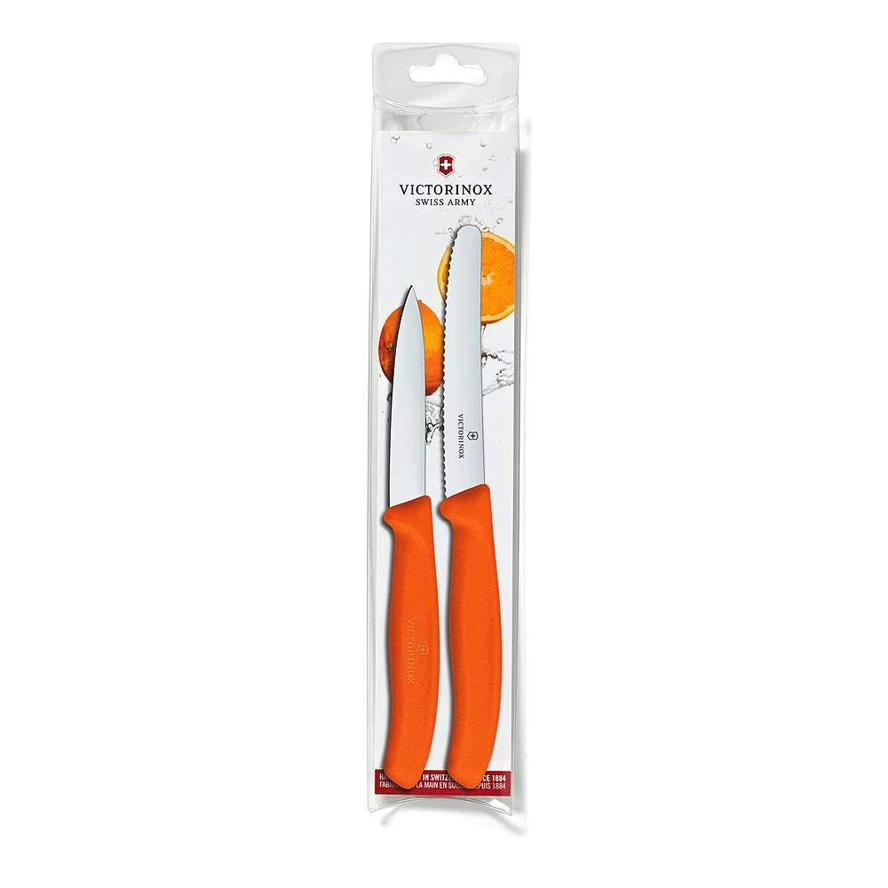 Victorinox Classic 4.25" Utility Knife And 3.25" Paring Knife Set - Image 4