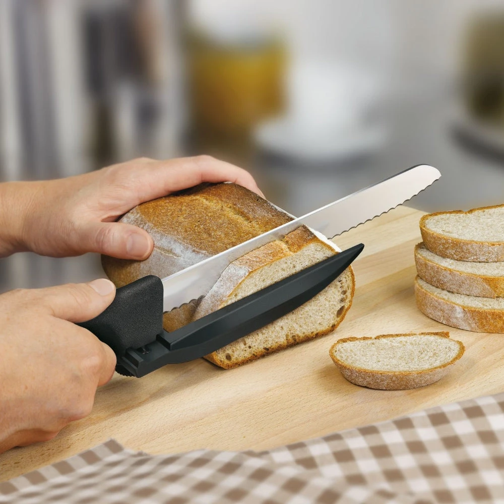 Swiss Classic 8" Serrated DUX-Knife With Adjustable Slicing Guide By Victorinox - Image 6