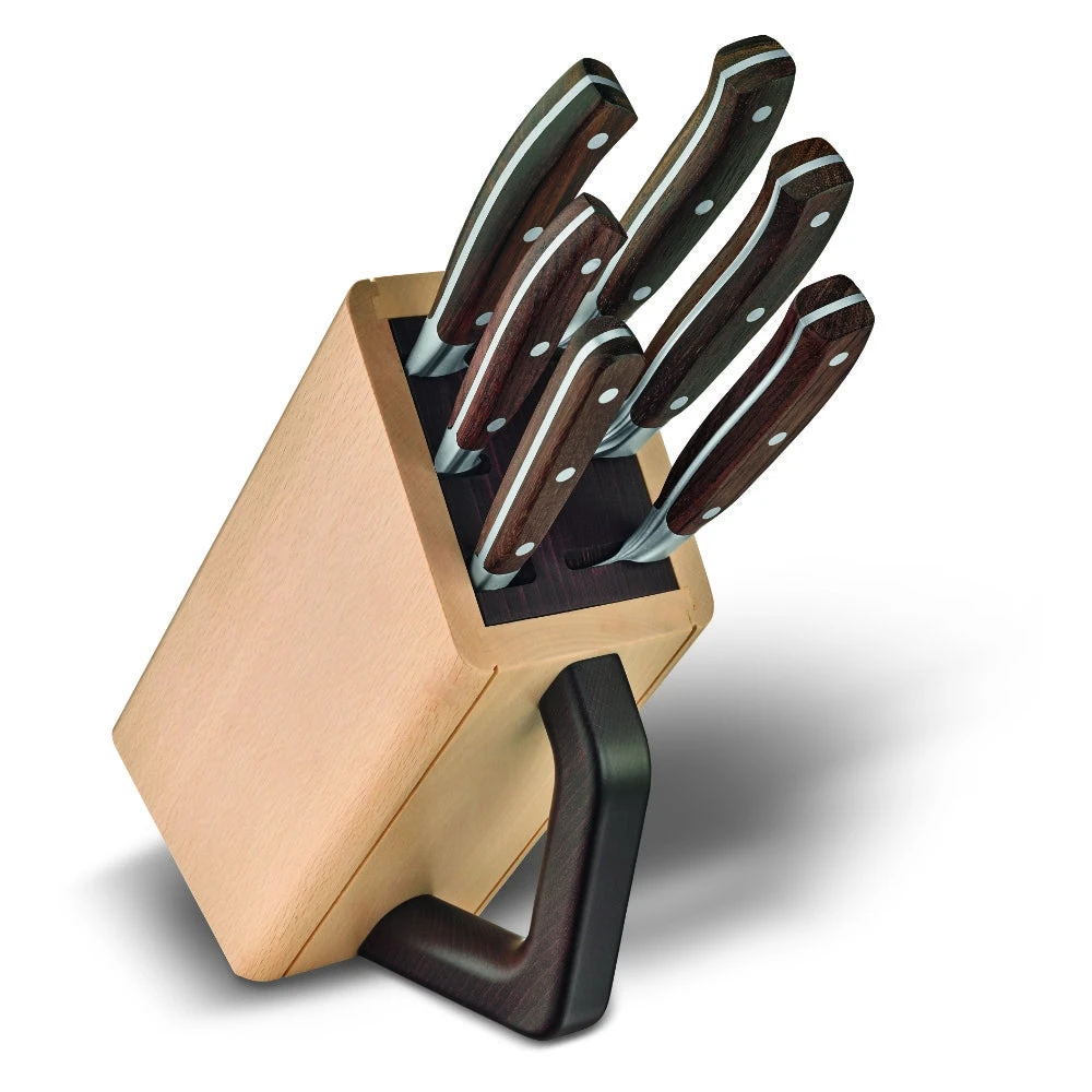 Victorinox Grand Maitre Wood 6-Piece Knife Block Set
