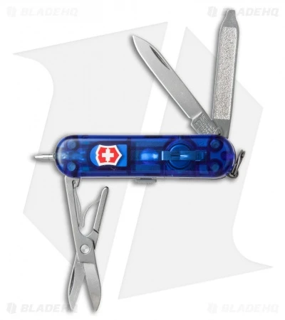 Victorinox Swiss Army Knife Signature II Translucent Sapphire 55192