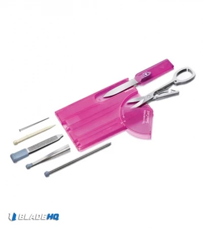 Victorinox Swiss Army Swisscard Classic Translucent Pink 53930 - Image 2