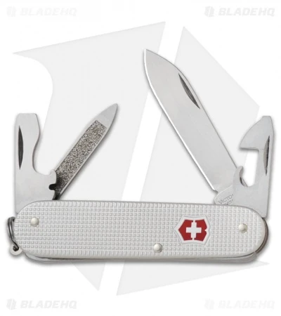 Victorinox Swiss Army Knife Cadet Silver Alox Knife 53042